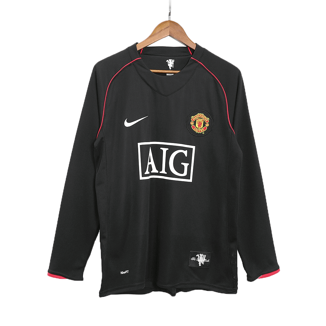 ROONEY #10 Manchester United Retro Jersey Away Soccer Shirt 2007/08