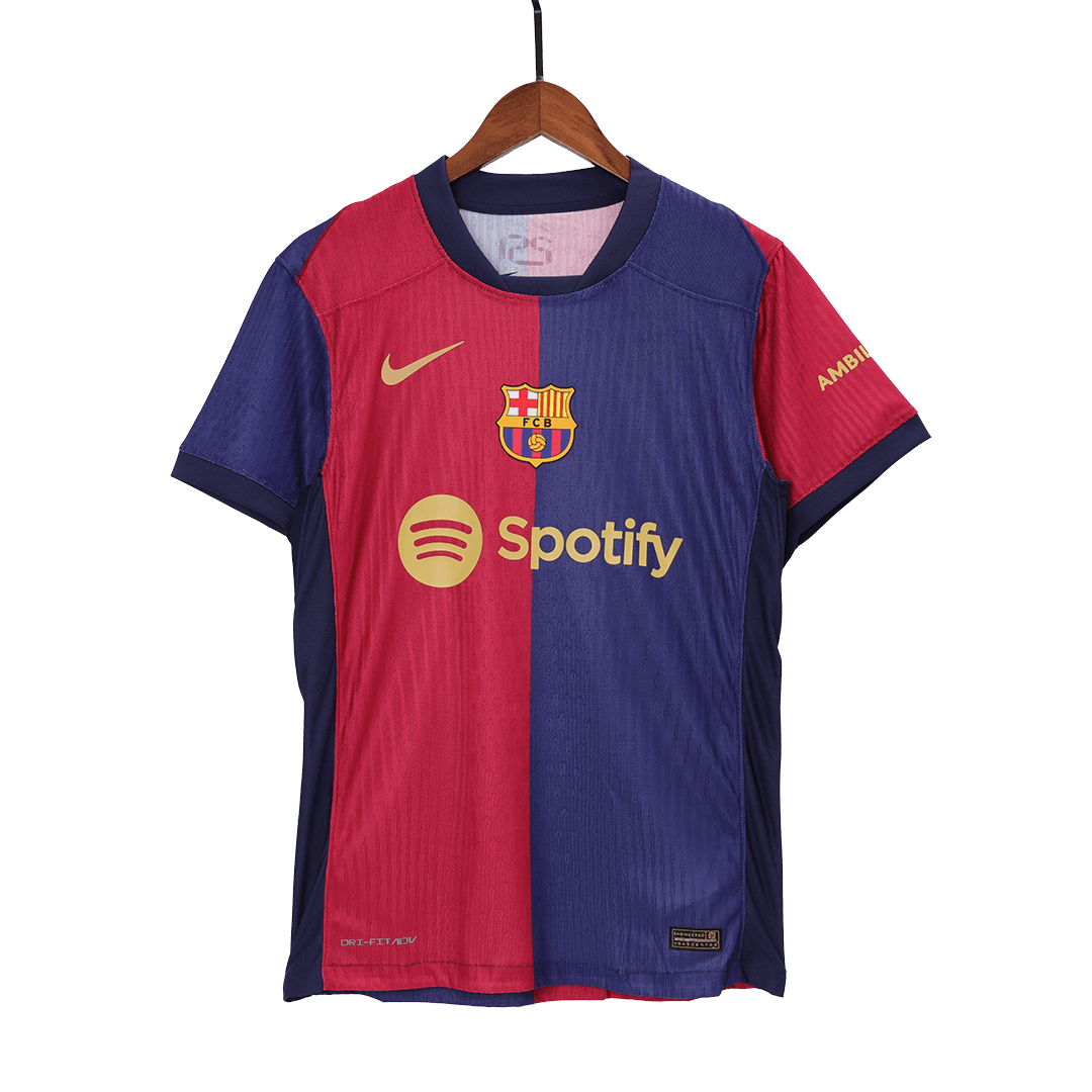 Player Version Barcelona Home Football Shirt 2024/25 - old sponsor