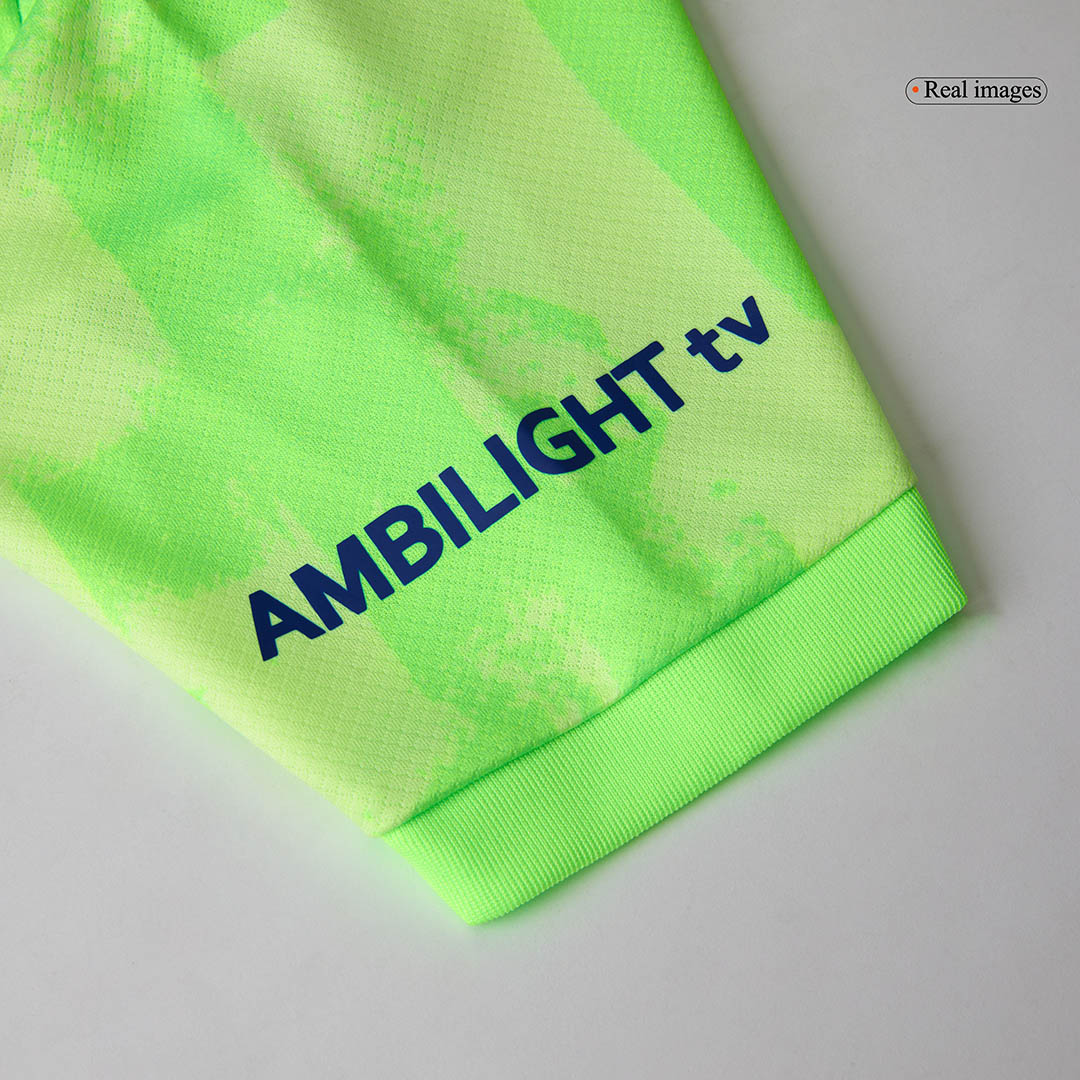 Kid's Barcelona Third Away Soccer Jersey Kit(Shirt+Shorts) 2024/25 - UCL (Spotify Logo Without Text)
