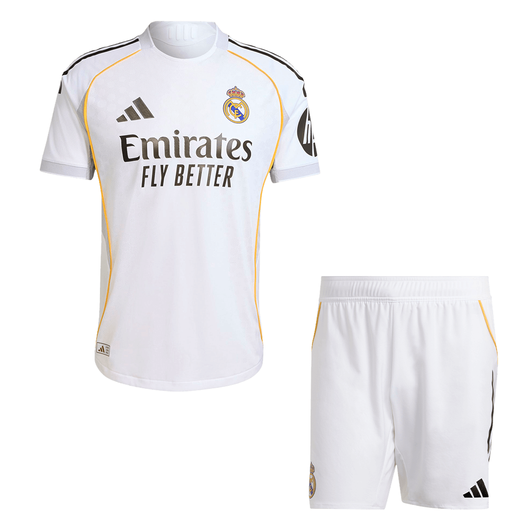 Real Madrid Home Jersey (Jersey+Shorts) Kit 2025/26 - Player Version