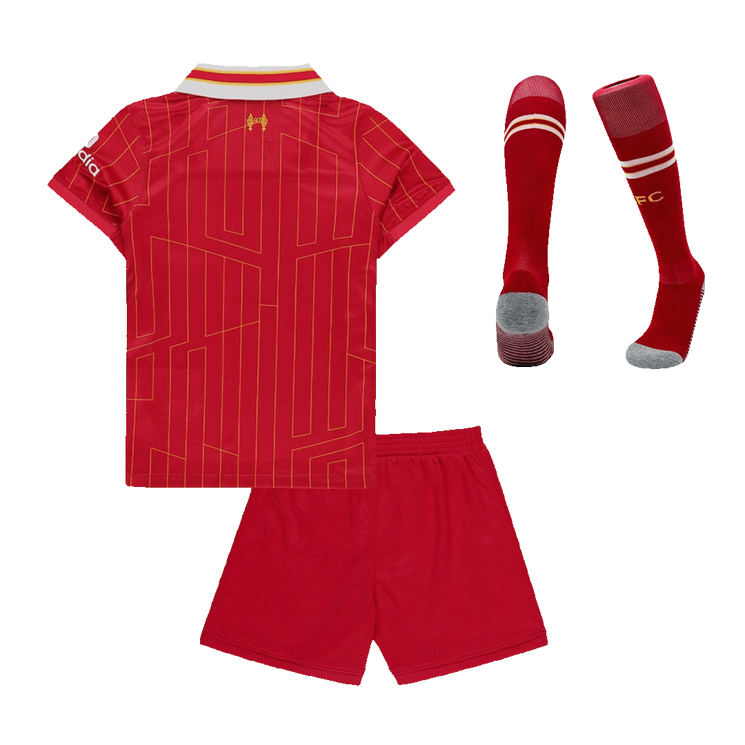 Liverpool Cheap Kids Kit Home Soccer Jersey 2024/25 (Shirt+Shorts+Socks)