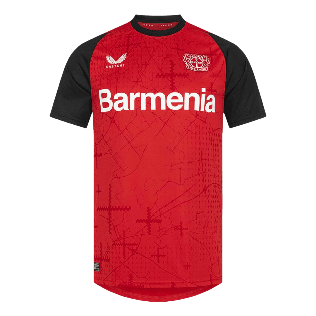 Bayer 04 Leverkusen Soccer Jersey Home Custom Shirt 2024/25