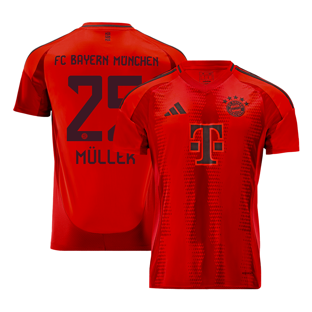 M¨¹LLER #25 Bayern Munich Home Soccer Jersey 2024/25