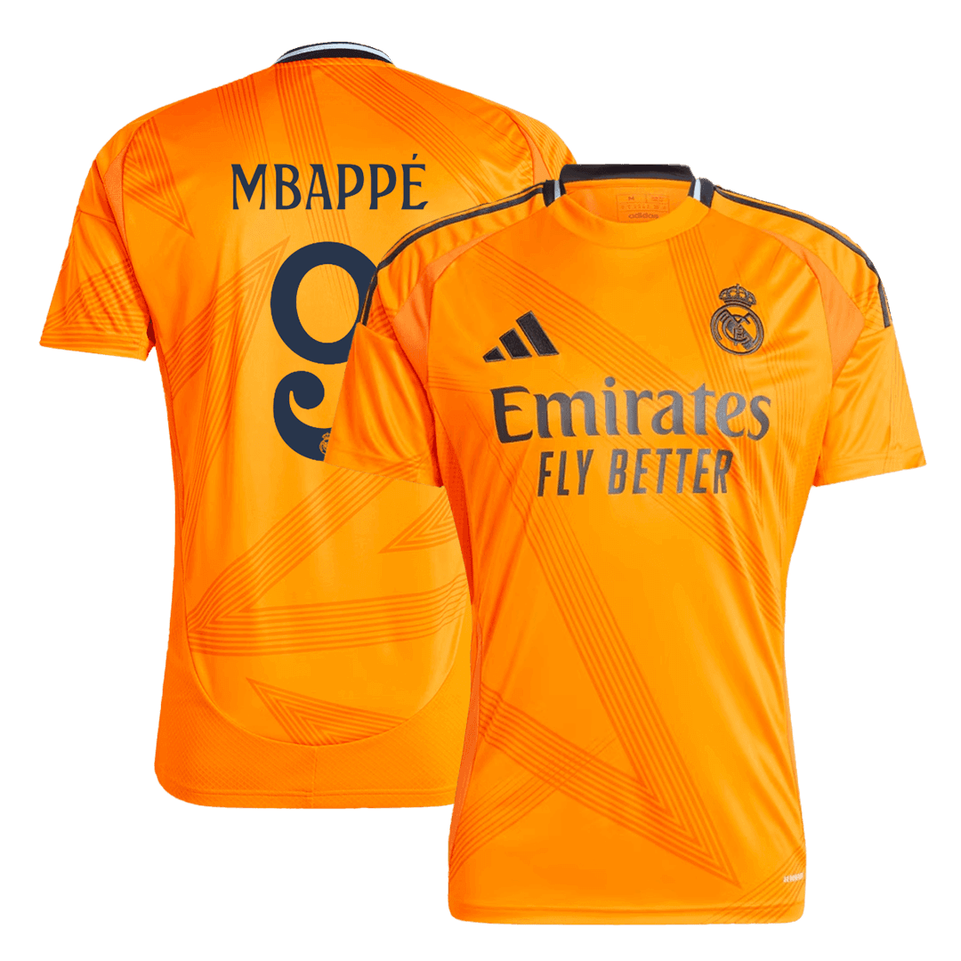 Mbappe #9 Real Madrid Away Soccer Jersey 2024/25