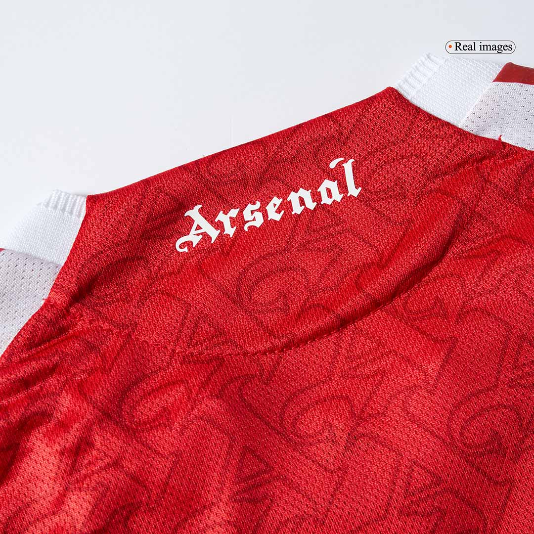 SALIBA #2 Arsenal Home Authentic Soccer Jersey 2025/26