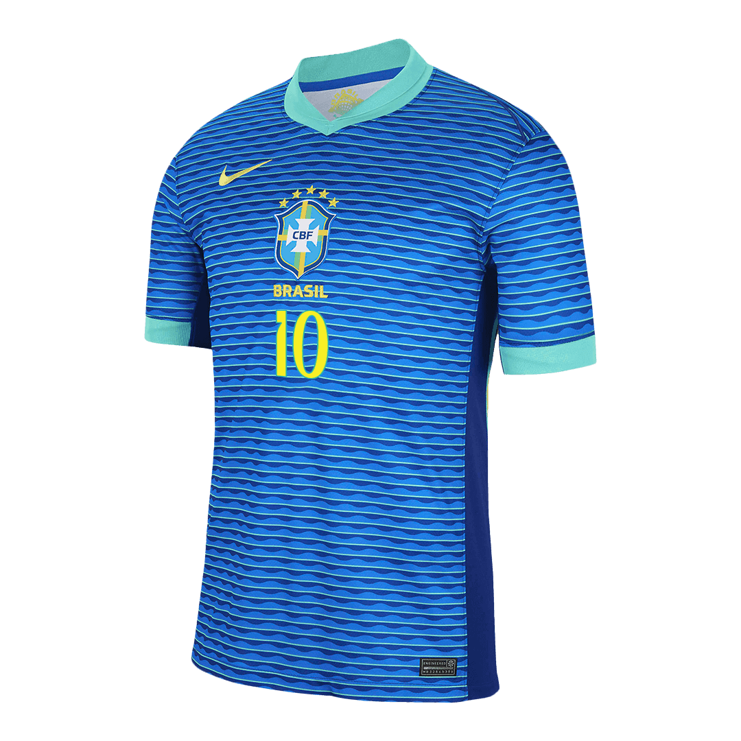 NEYMAR JR #10 Jersey Soccer Away Custom Shirt 2024