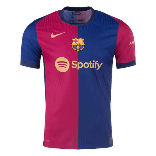 Player Version Barcelona Home Football Shirt 2024/25 - old sponsor