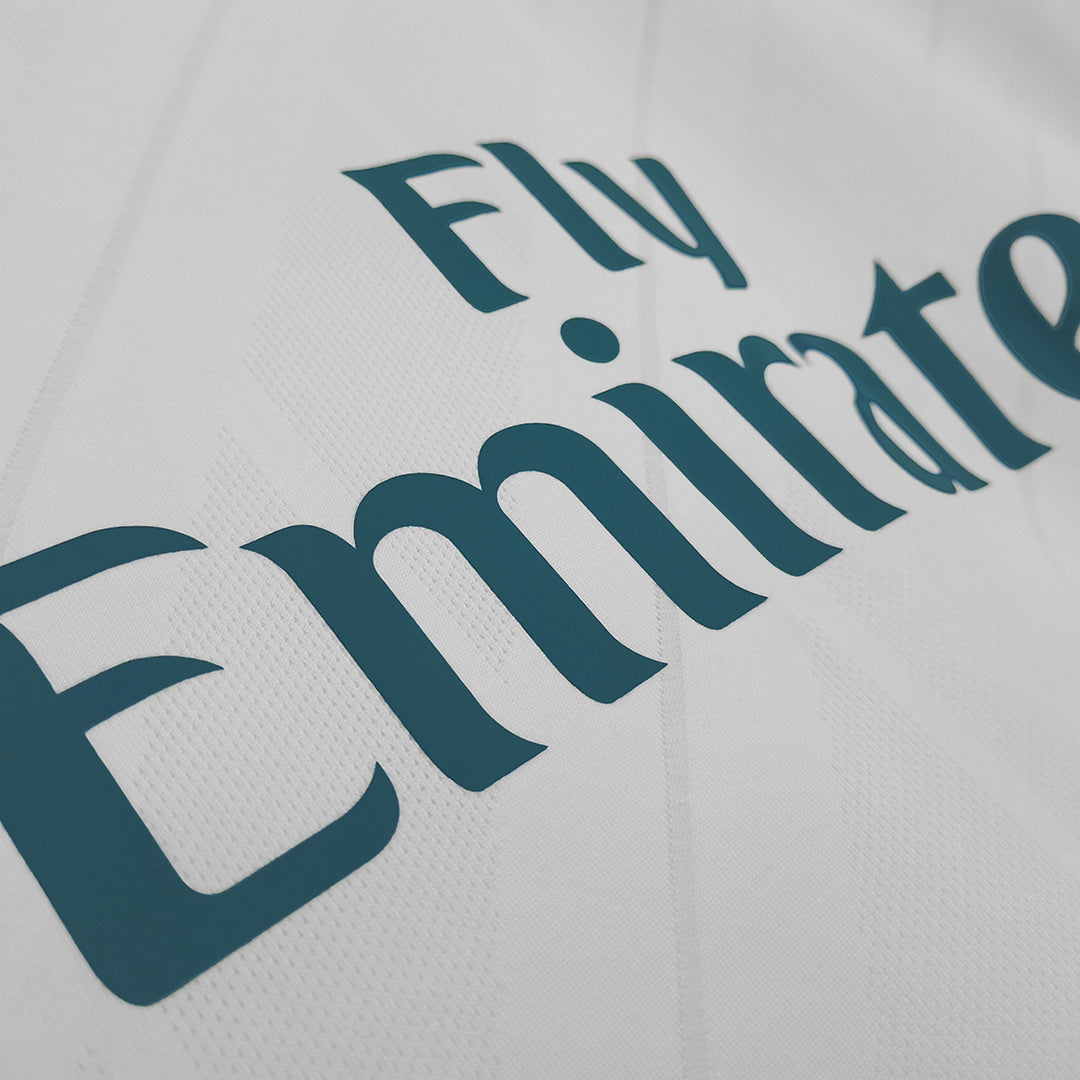 #4 SERGIO RAMOS Retro Real Madrid Jersey Home Soccer Shirt 2017/18