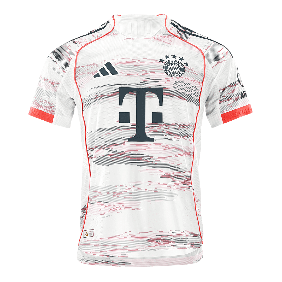 UPAMECANO #2 Bayern Munich Away Authentic Soccer Jersey 2025/26