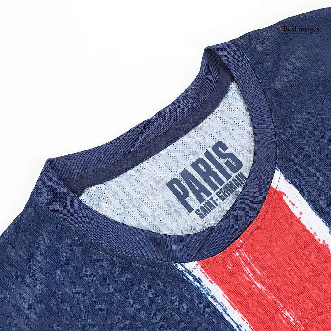 PSG Authentic O.DEMBÉLÉ #10 Soccer Jersey PSG Home Shirt 2024/25 - UCL