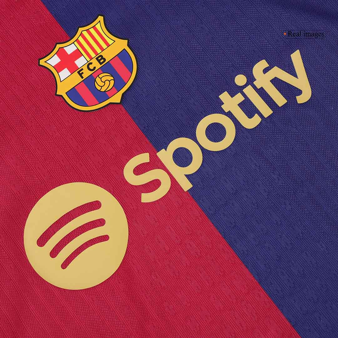 Player Version Barcelona Home Football Shirt 2024/25 - old sponsor
