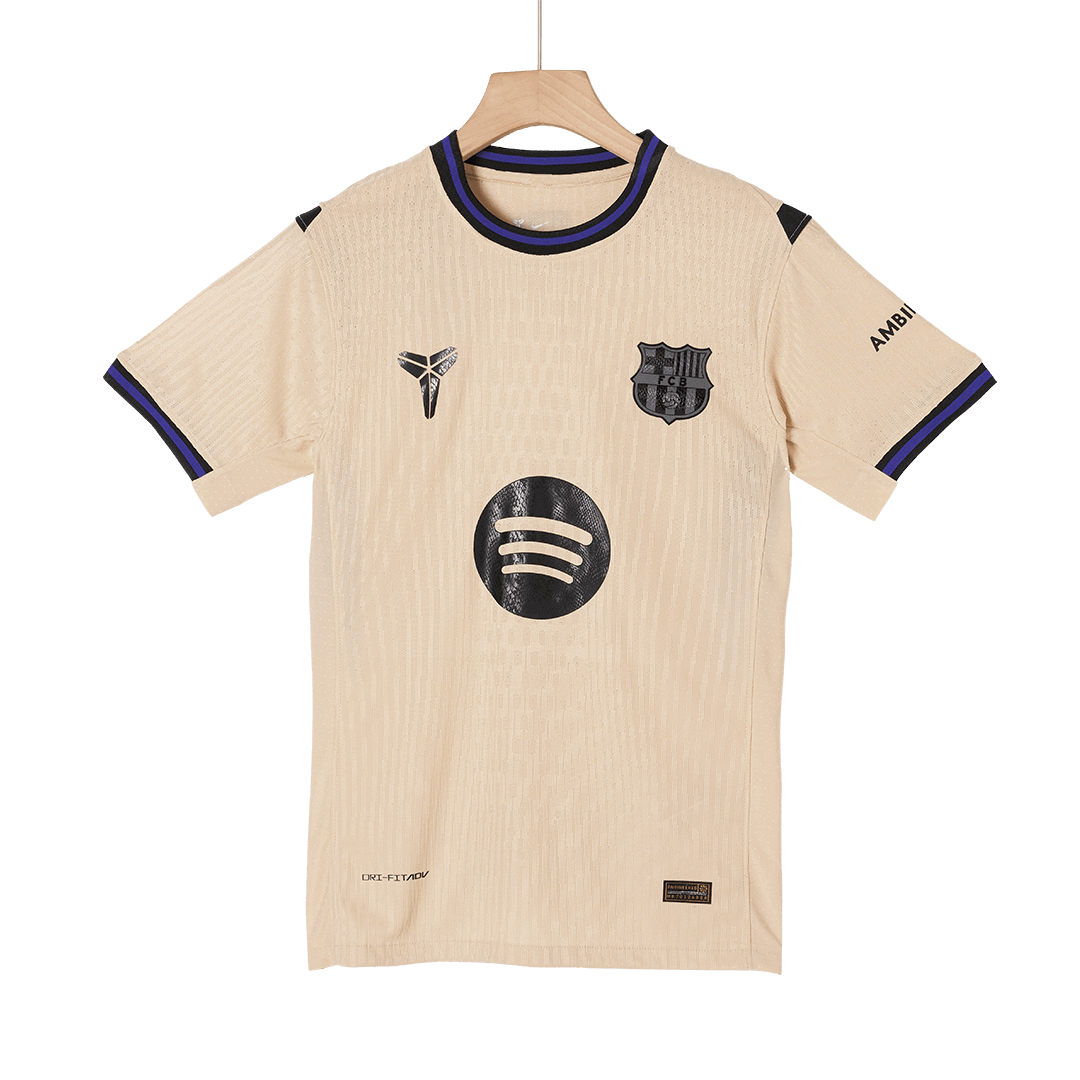 Authentic LAMINE YAMAL #10 Soccer Jersey Barcelona x Kobe Bryant Away Shirt 2025/26 - UCL