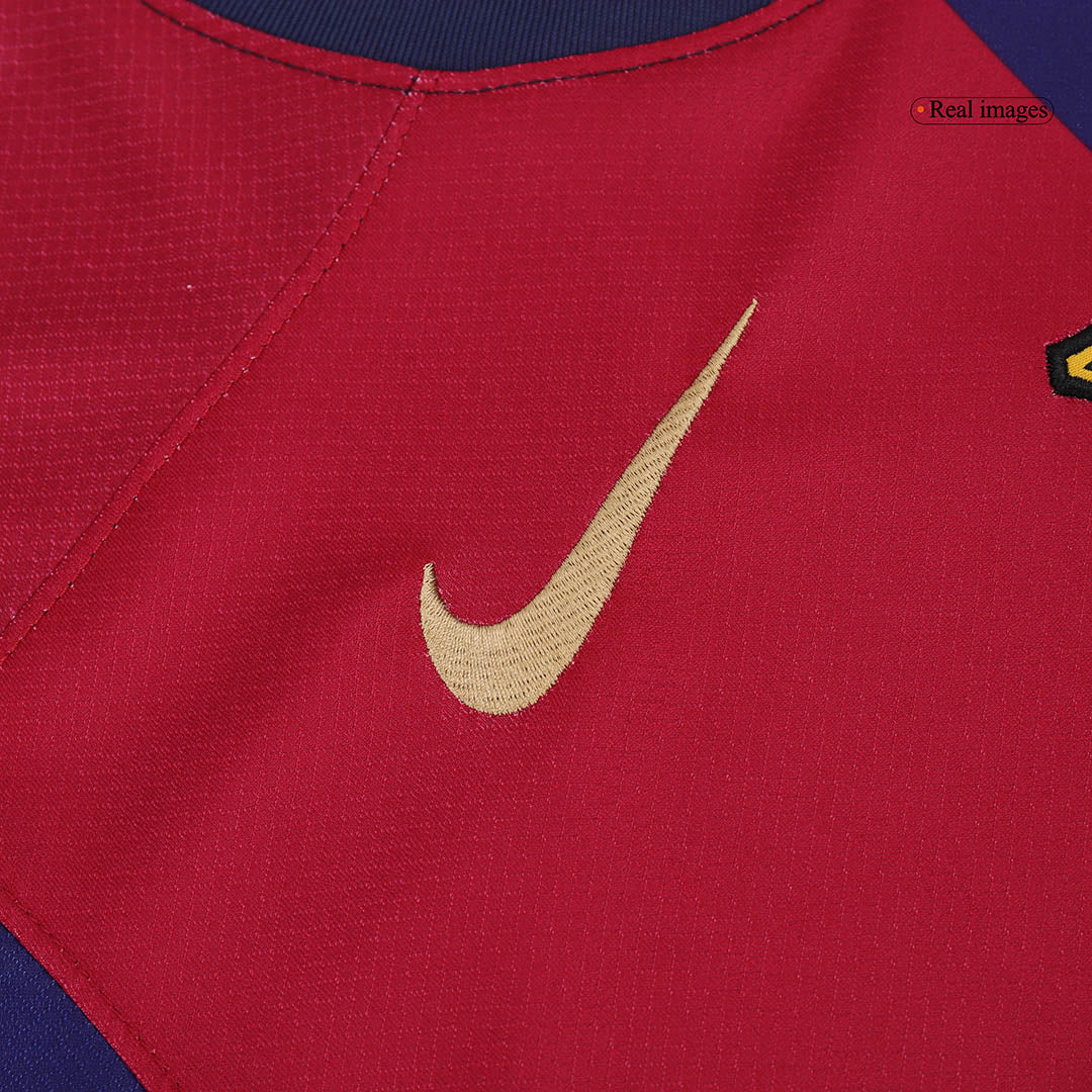 Barcelona Home Soccer Jersey 2024/25 - Spotify Logo Without Text