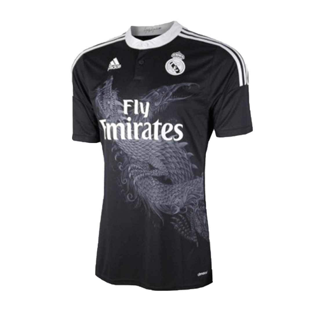 SERGIO RAMOS #4 Retro Real Madrid Jersey Third Away Soccer Shirt 2014/15