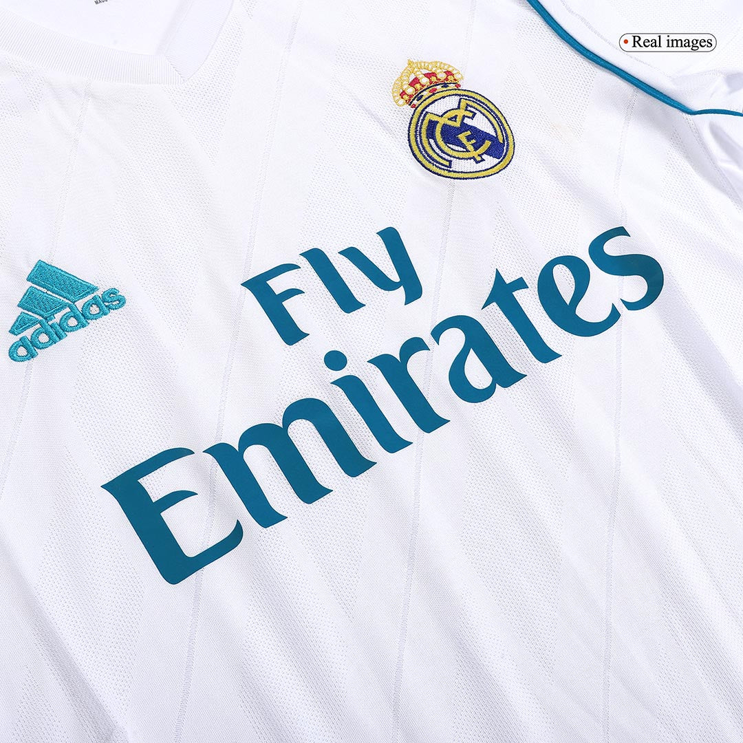 BENZEMA #9 Real Madrid Retro Jersey Home Soccer Shirt 2017/18