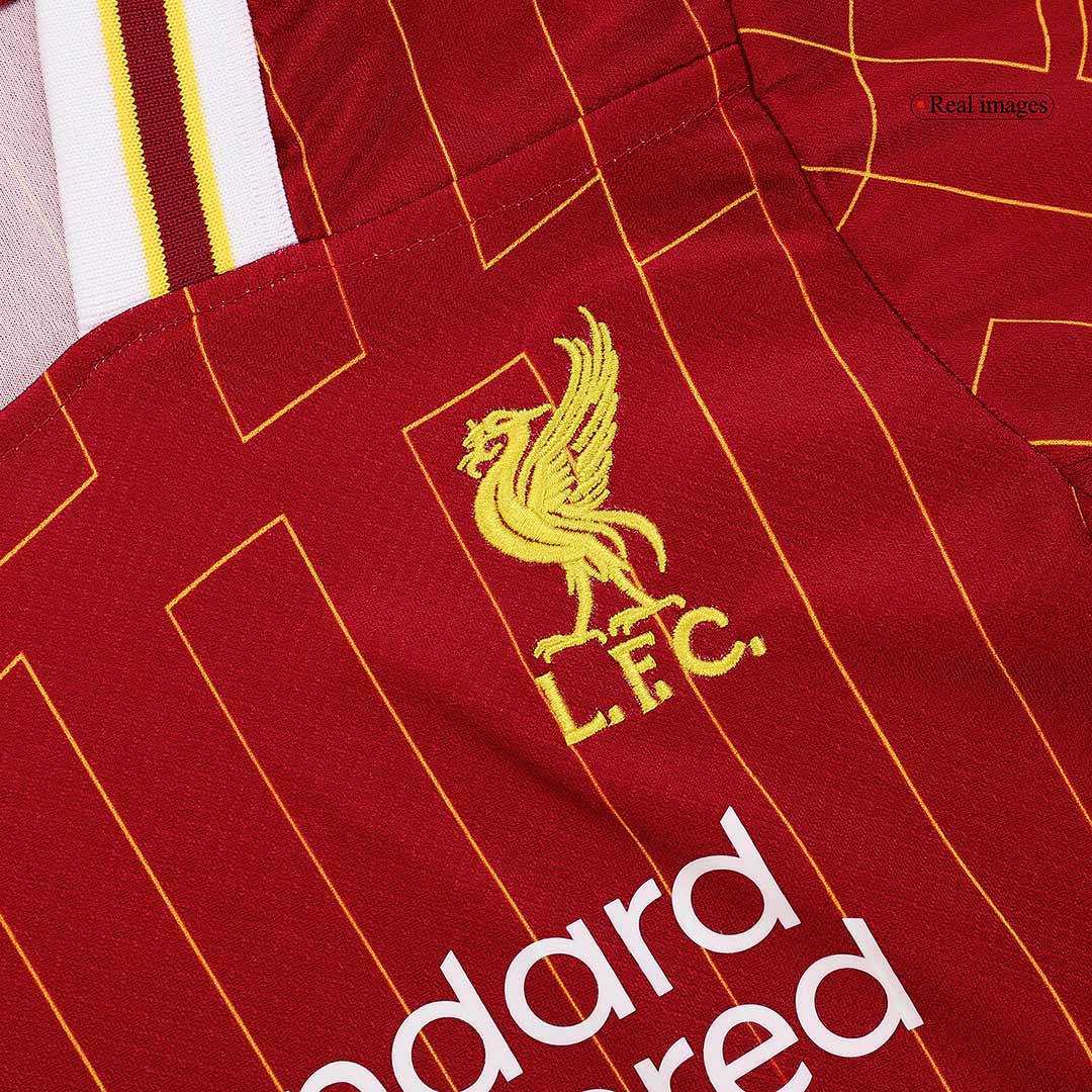 Liverpool Cheap Kids Kit Home Soccer Jersey 2024/25 (Shirt+Shorts+Socks)