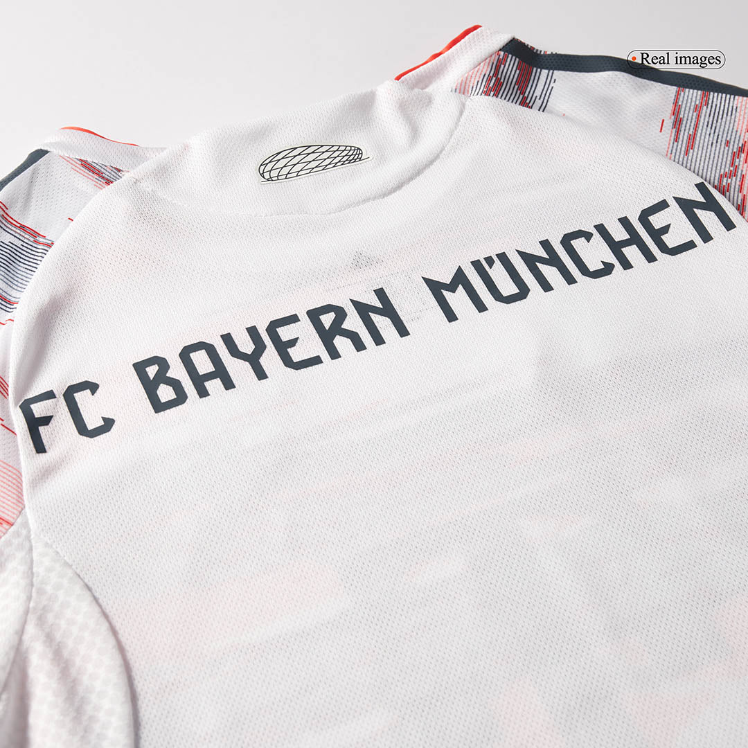 Authentic MULLER #25 Bayern Munich Away Soccer Jersey 2025/26 White