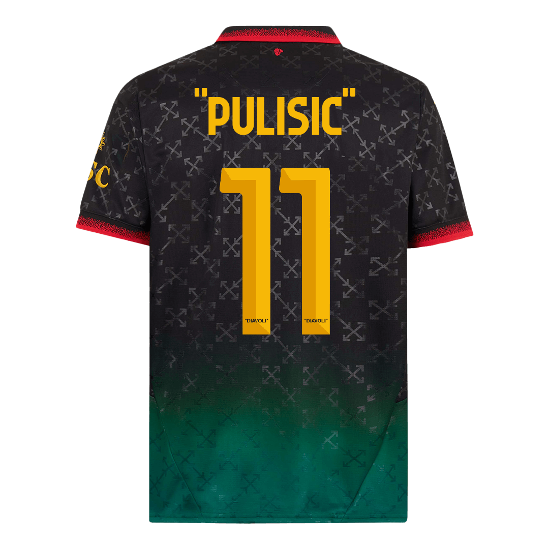 AC Milan PULISIC #11 Fourth Away Soccer Jersey 2024/25
