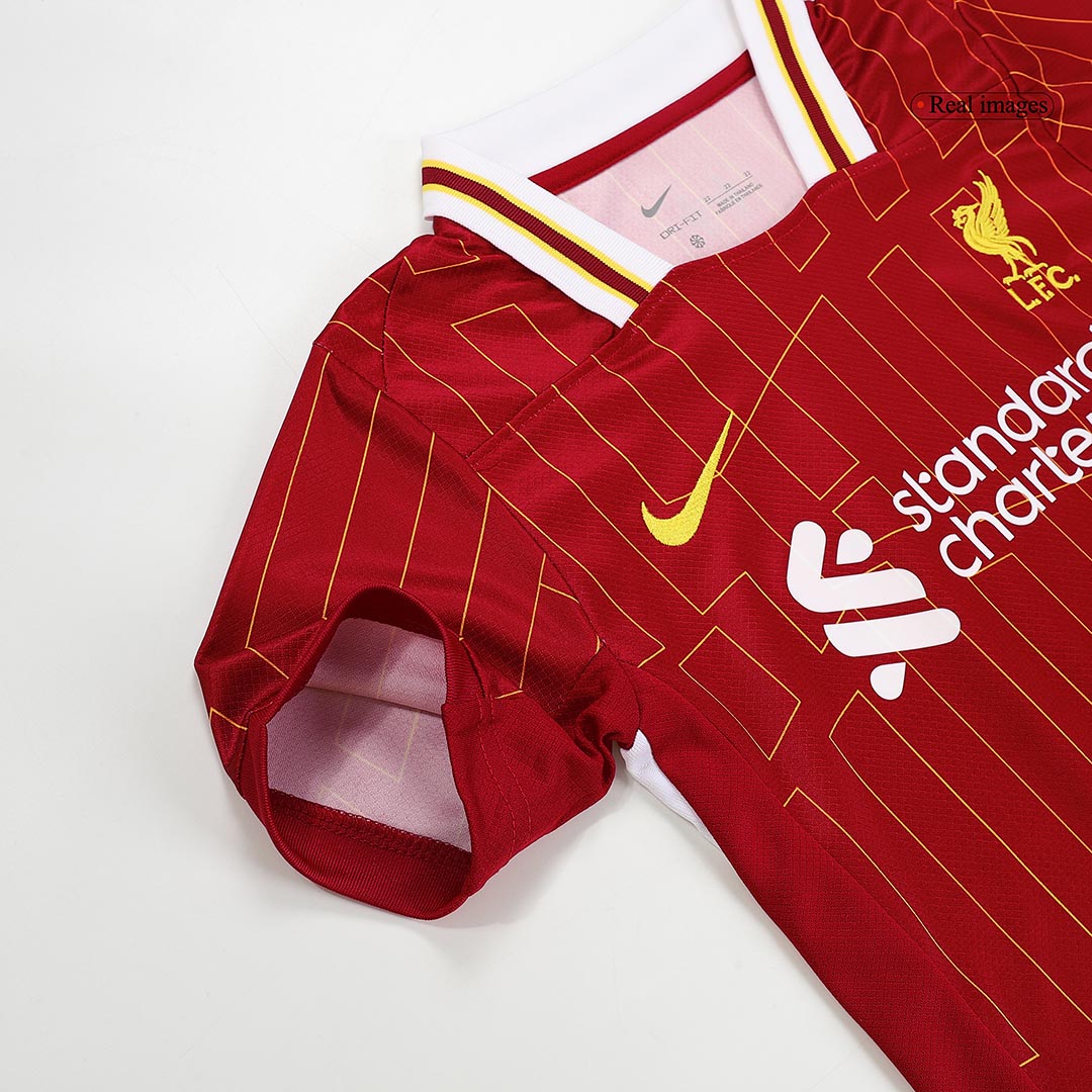Liverpool Cheap Kids Kit Home Soccer Jersey 2024/25 (Shirt+Shorts+Socks)