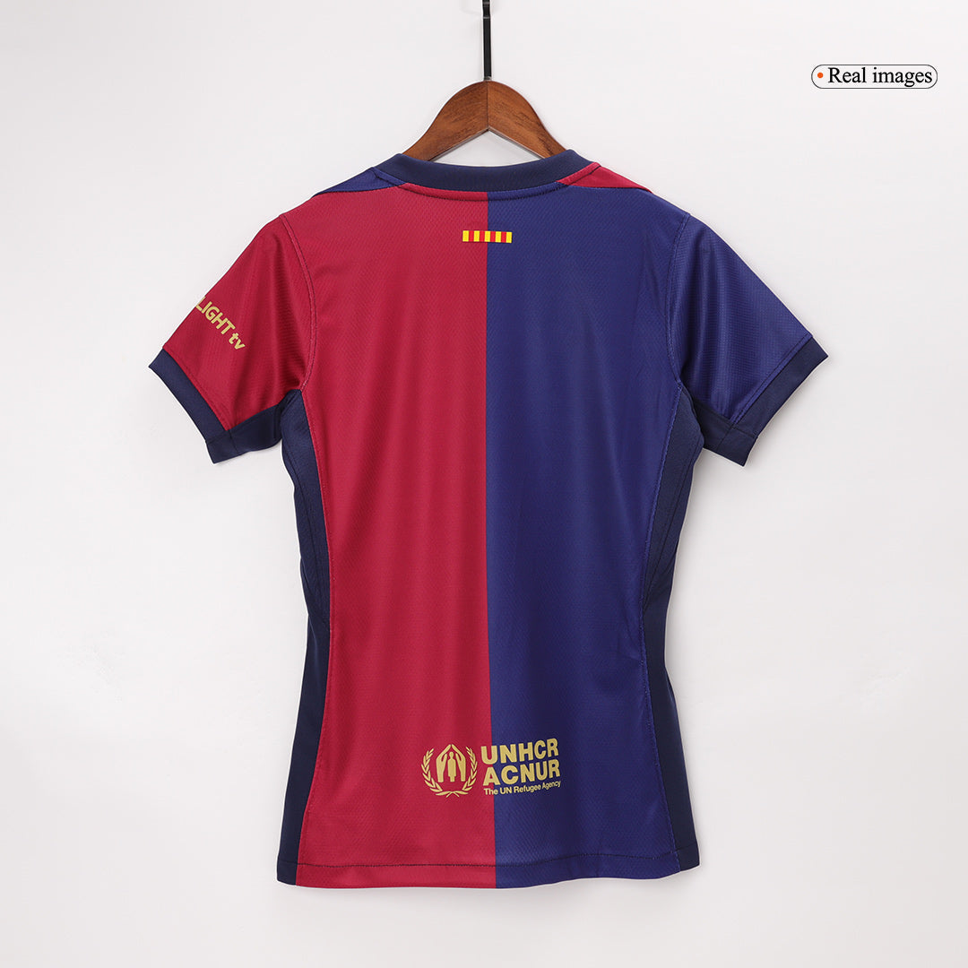 Gift-Women's Barcelona Home Soccer Jersey shirt 2024/25