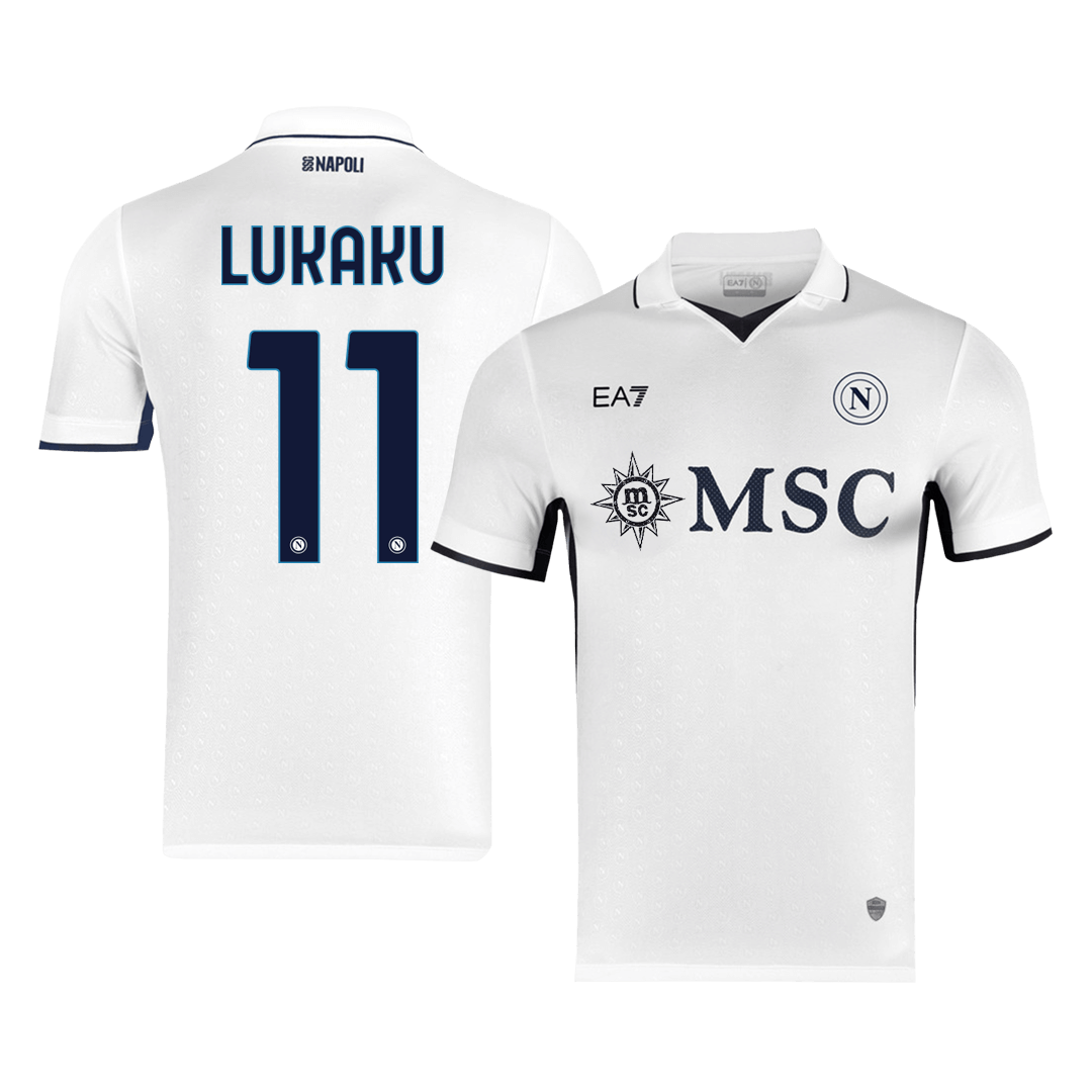 Authentic LUKAKU #11 Soccer Jersey Napoli Away Shirt 2024/25