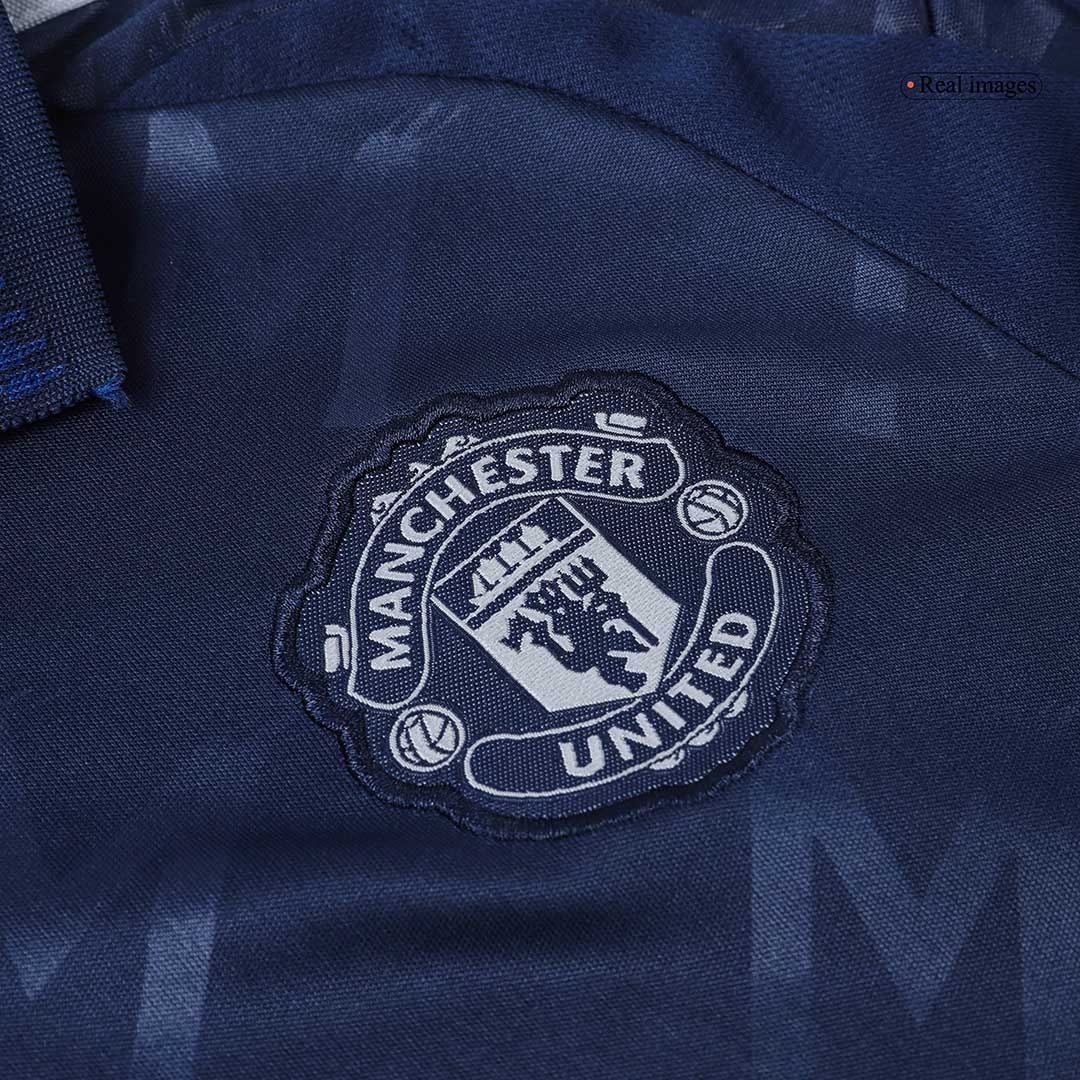 Gift-Kid's Manchester United Away Soccer Jersey Kit (Shirt+Shorts) 2024/25