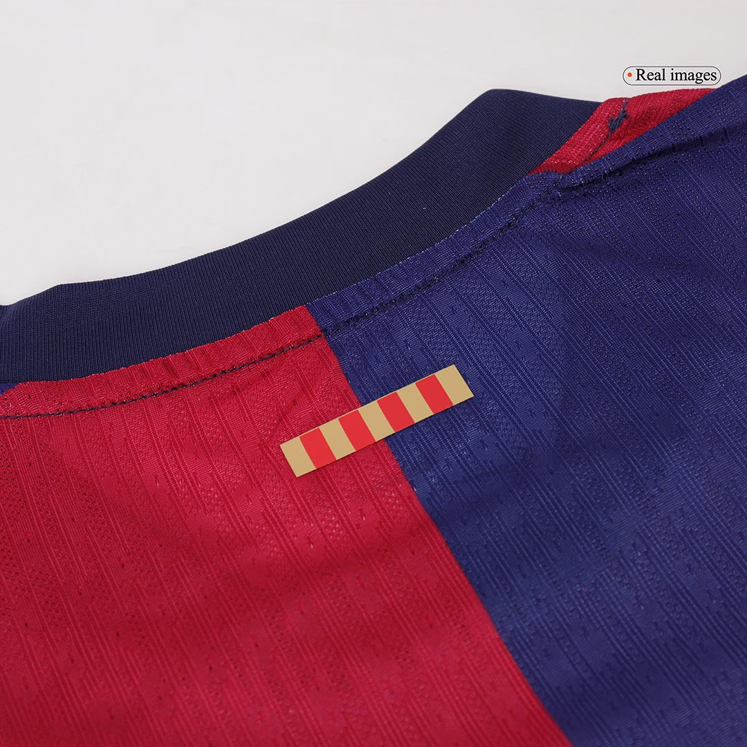 Player Version Barcelona Home Football Shirt 2024/25 - old sponsor