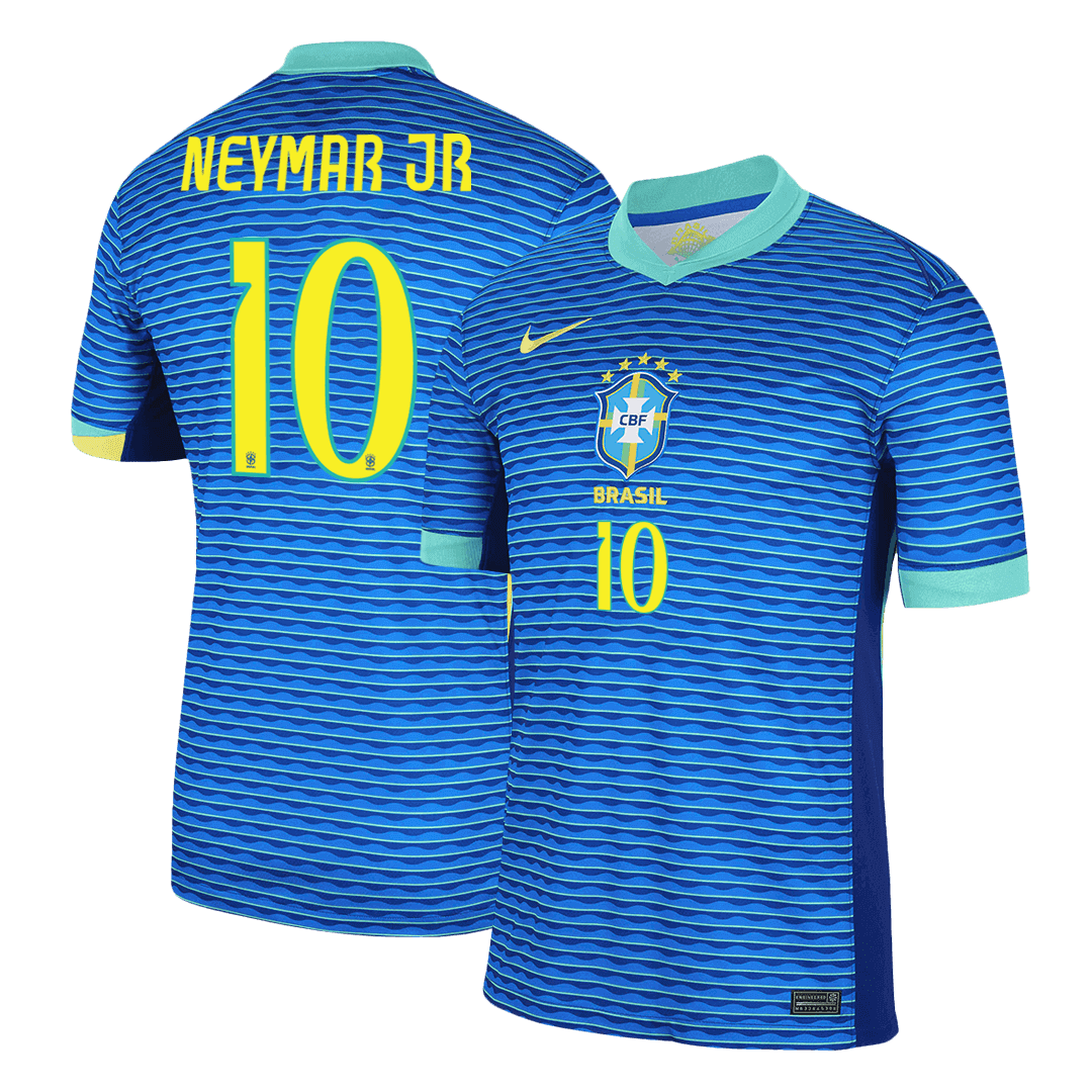 NEYMAR JR #10 Jersey Soccer Away Custom Shirt 2024