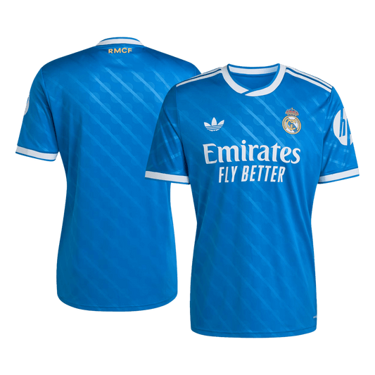Real Madrid Third Away Soccer Jersey 2025/26 Blue