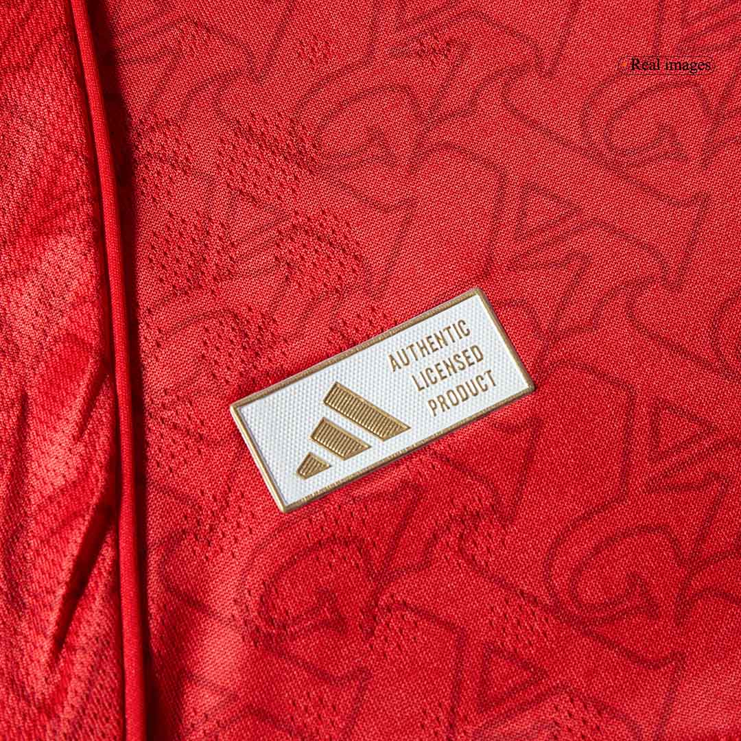 SALIBA #2 Arsenal Home Authentic Soccer Jersey 2025/26