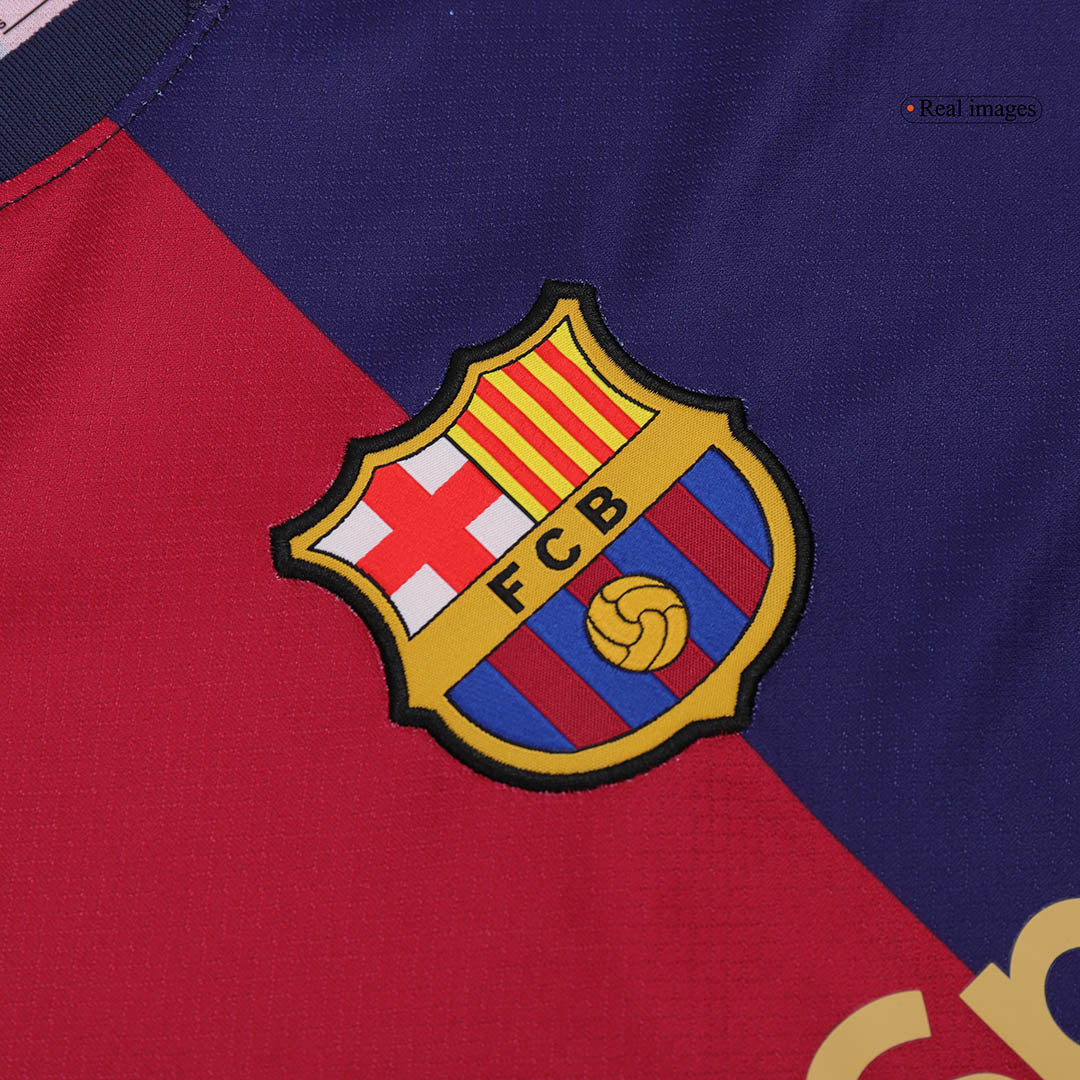 Barcelona Home Soccer Jersey 2024/25 - Spotify Logo Without Text