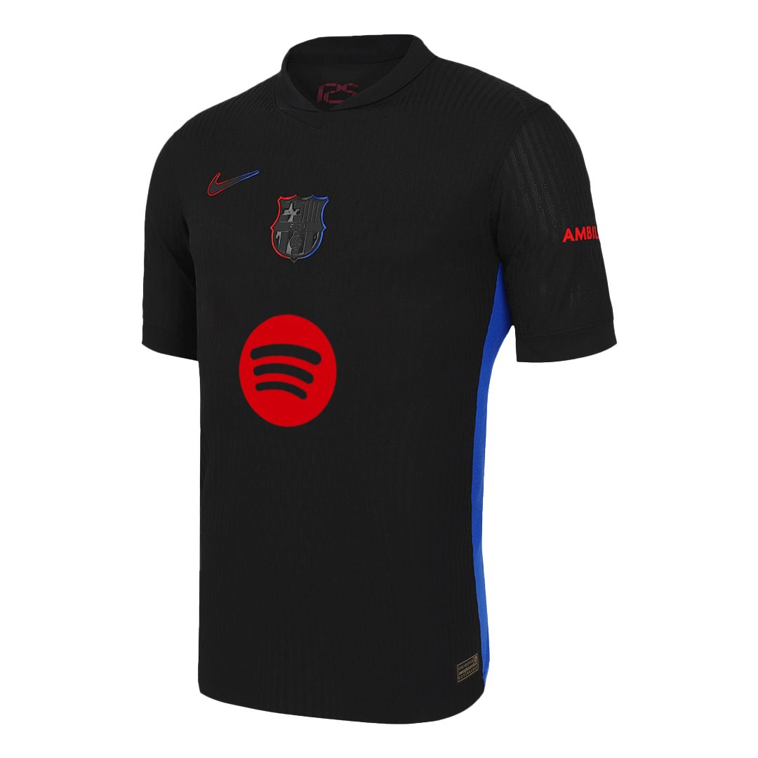 Authentic RAPHINHA #11 Barcelona Soccer Jersey Away Shirt 2024/25 Spotify Logo Without Text