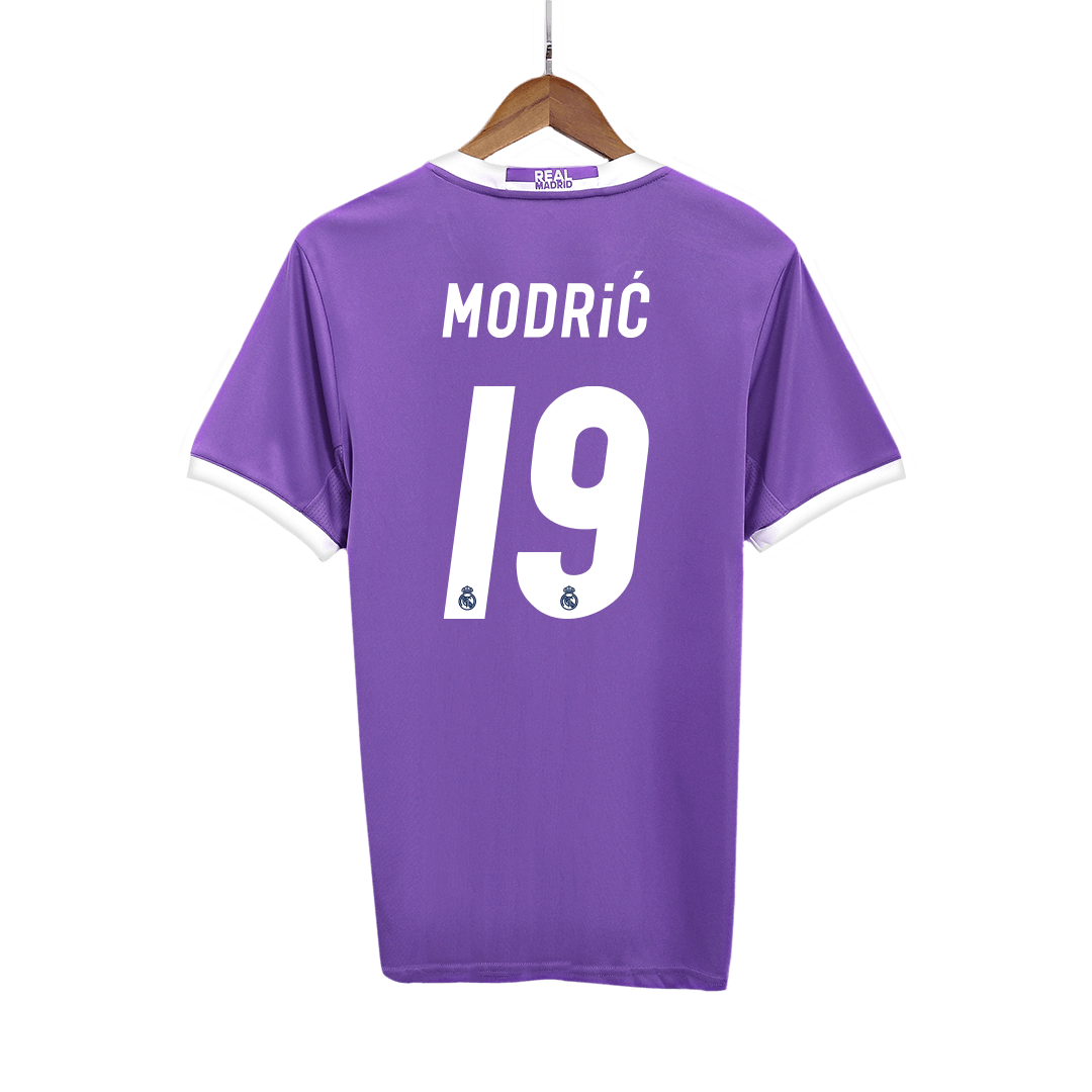MODRIC #19 Real Madrid Retro Jersey Away Soccer Shirt 2016/17