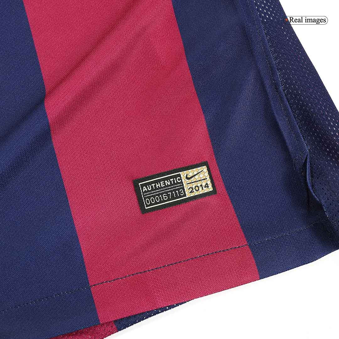 NEYMAR JR #11 Barcelona Retro Jersey Home Soccer Shirt 2014/15