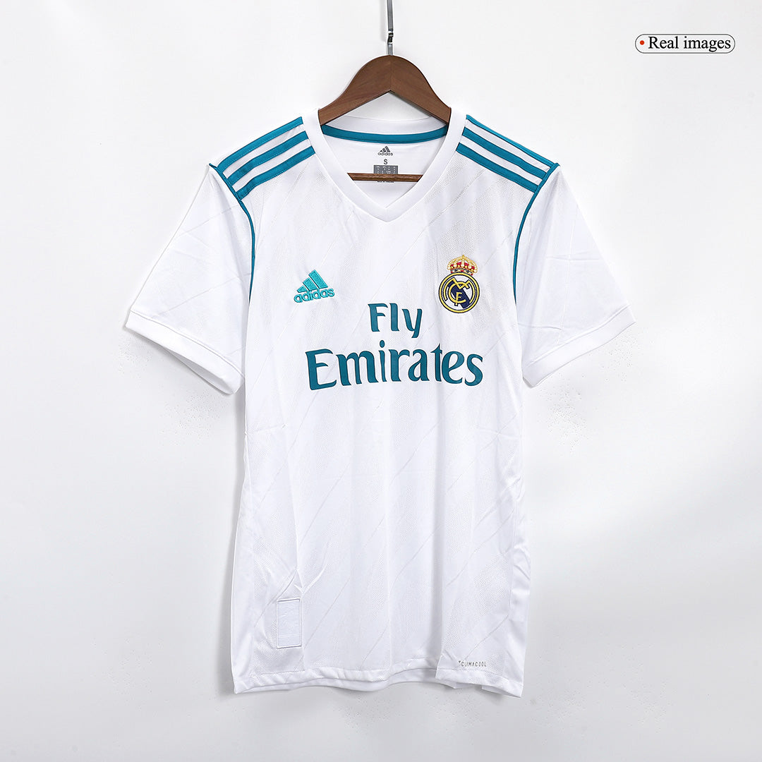 BENZEMA #9 Real Madrid Retro Jersey Home Soccer Shirt 2017/18