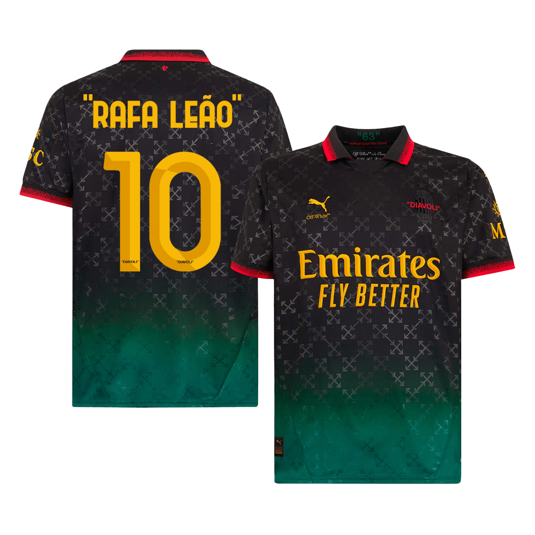 AC Milan RAFA LEAO #10 Fourth Away Soccer Jersey 2024/25