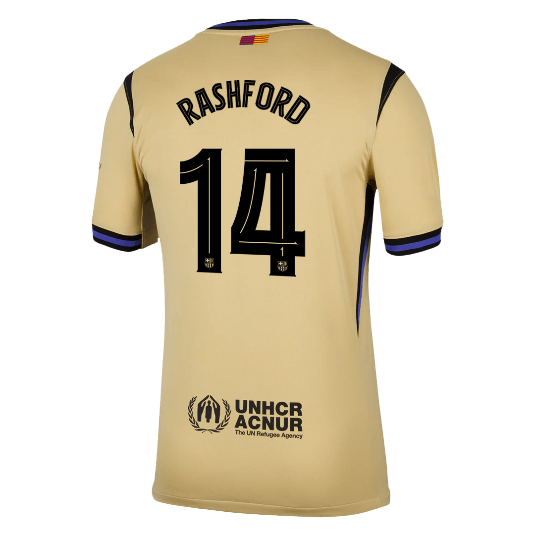 RASHFORD #14 Barcelona Away Soccer Jersey 2025/26 -UCL