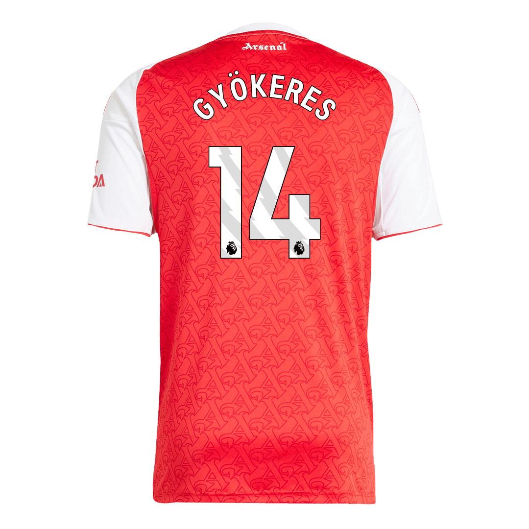 GYÖKERES #14 Arsenal Home Soccer Jersey 2025/26