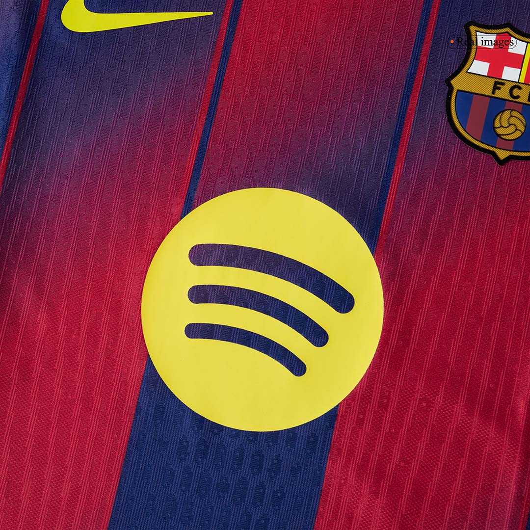 KOUNDE #23 Barcelona Home Authentic Soccer Jersey 2025/26