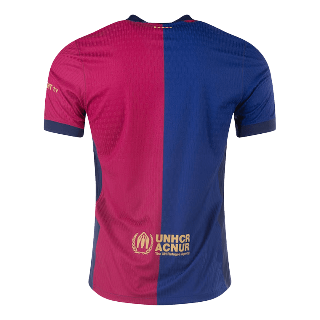 Player Version Barcelona Home Football Shirt 2024/25 - old sponsor