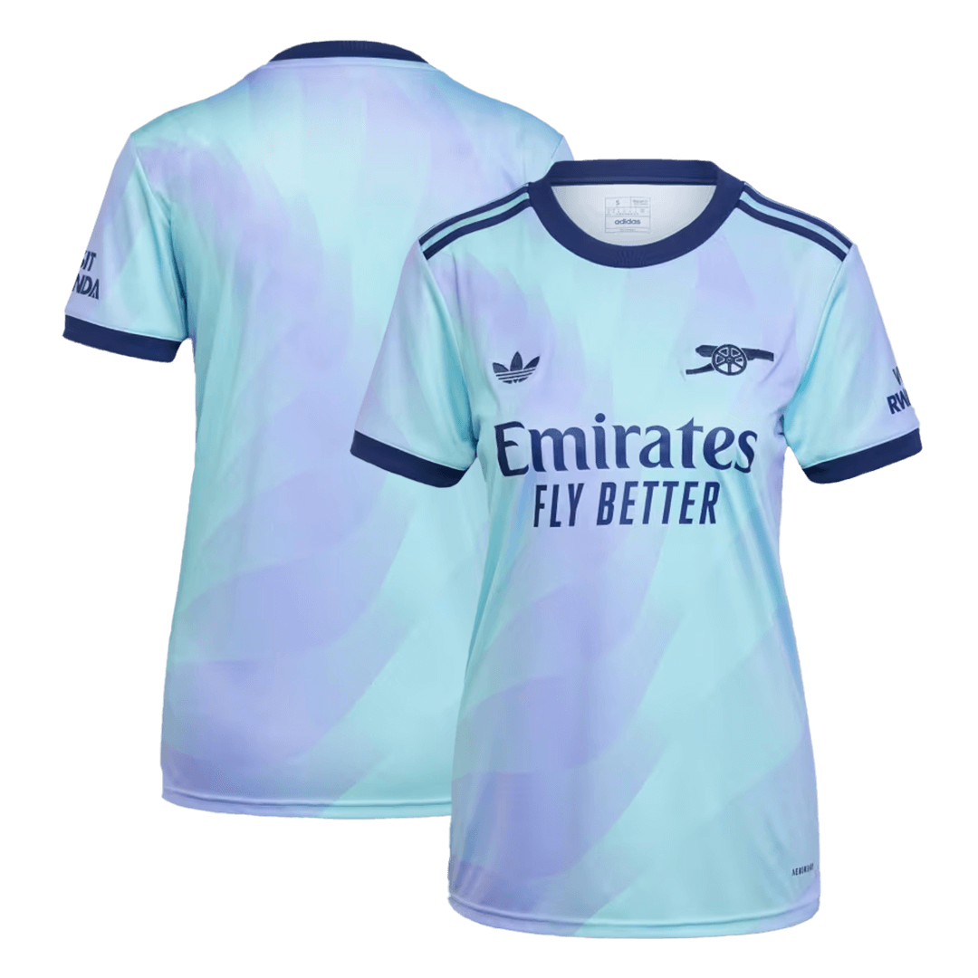 Gift-Women's Arsenal Third Away Soccer Jersey Shirt 2024/25