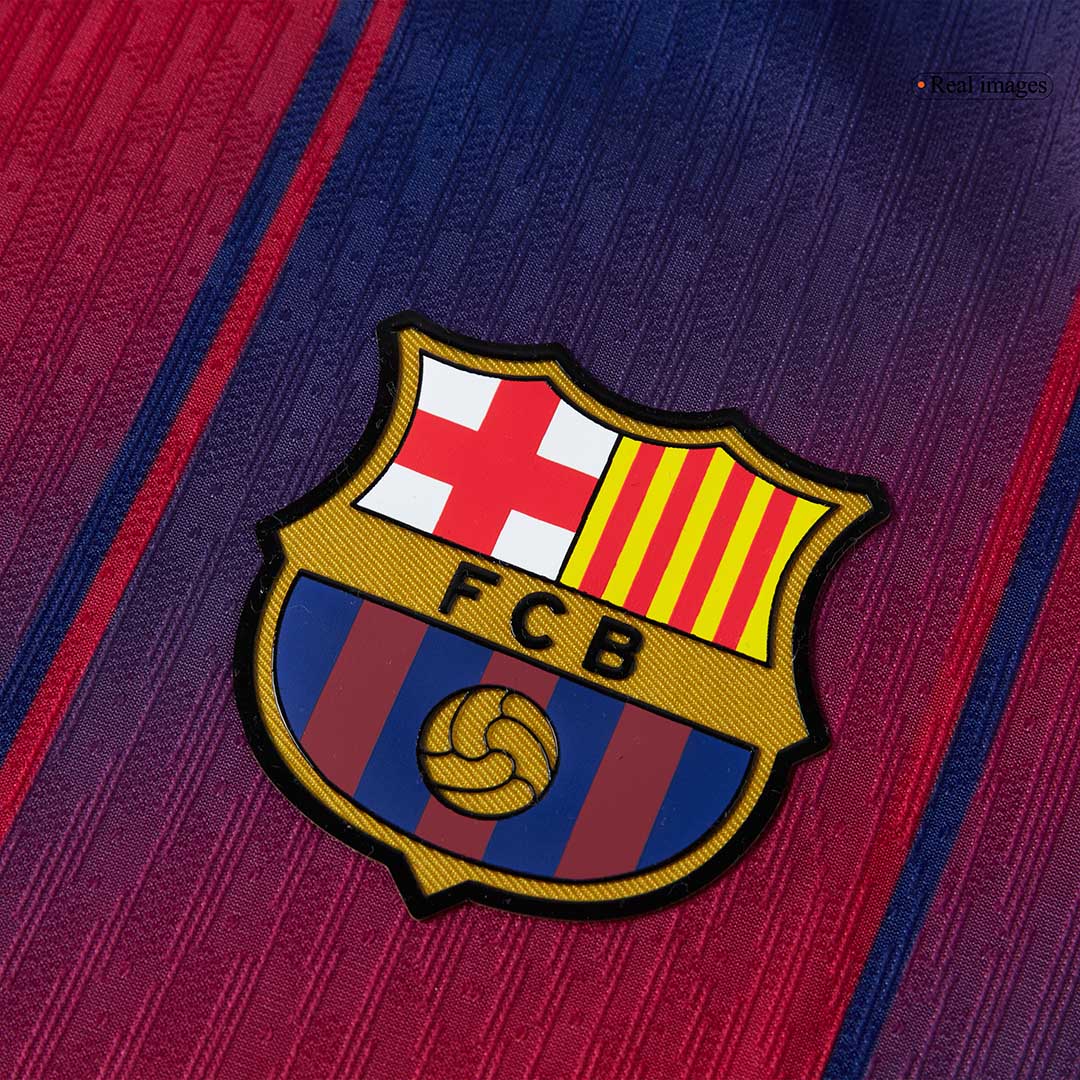 PEDRI #8 Barcelona Home Authentic Soccer Jersey 2025/26