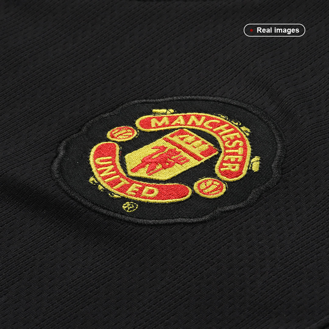 SCHOLES #18 Manchester United Retro Jersey Away Soccer Shirt 2007/08