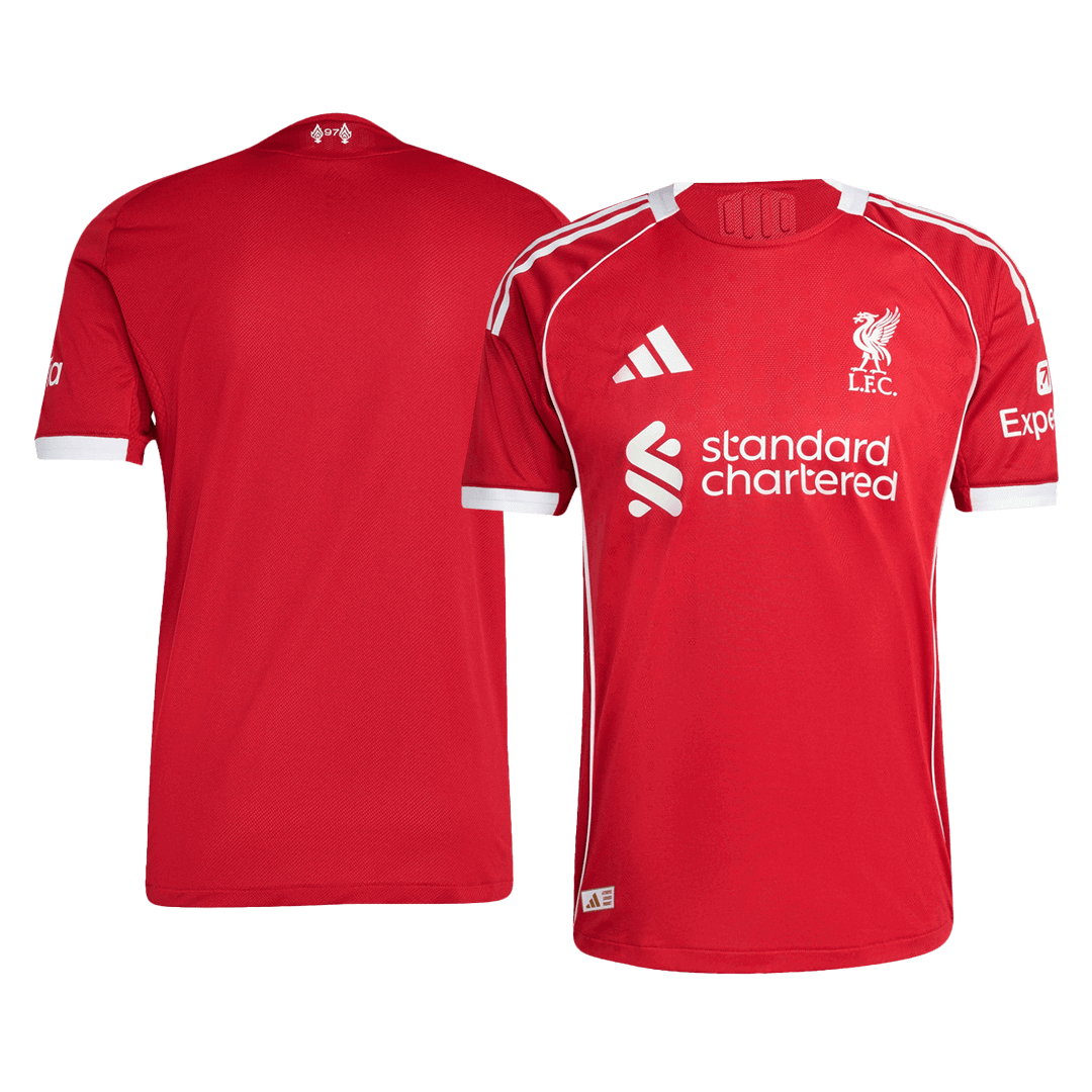 Liverpool Home Authentic Soccer Jersey 2025/26