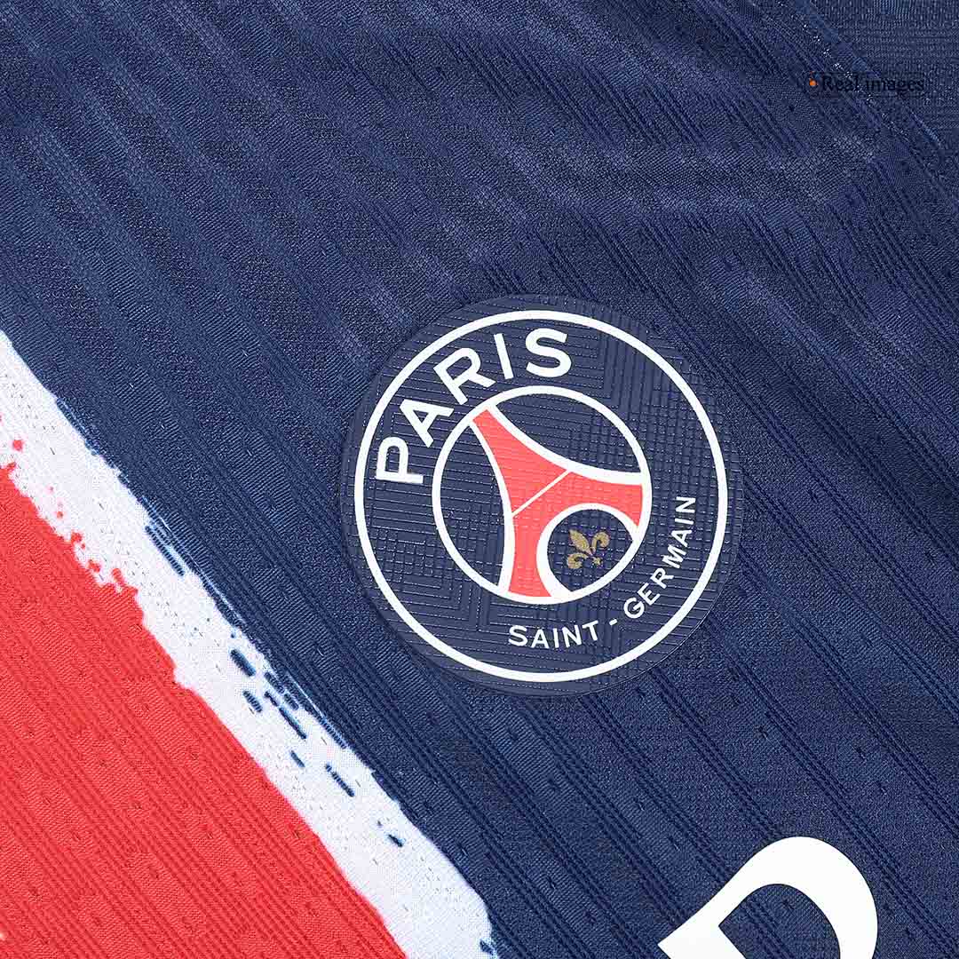 PSG Authentic O.DEMBÉLÉ #10 Soccer Jersey PSG Home Shirt 2024/25 - UCL