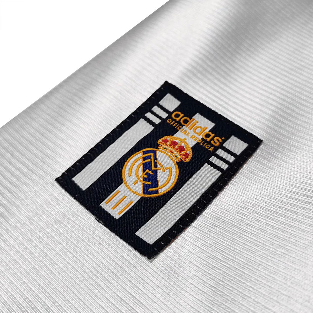 Retro Jersey RAUL #7 Real Madrid Retro Jersey Home Soccer Shirt 1998/00