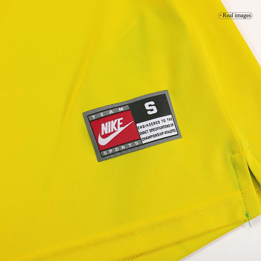 Retro Jersey RIVALDO #10 Brazil Home Soccer Shirt 1998 -World Cup