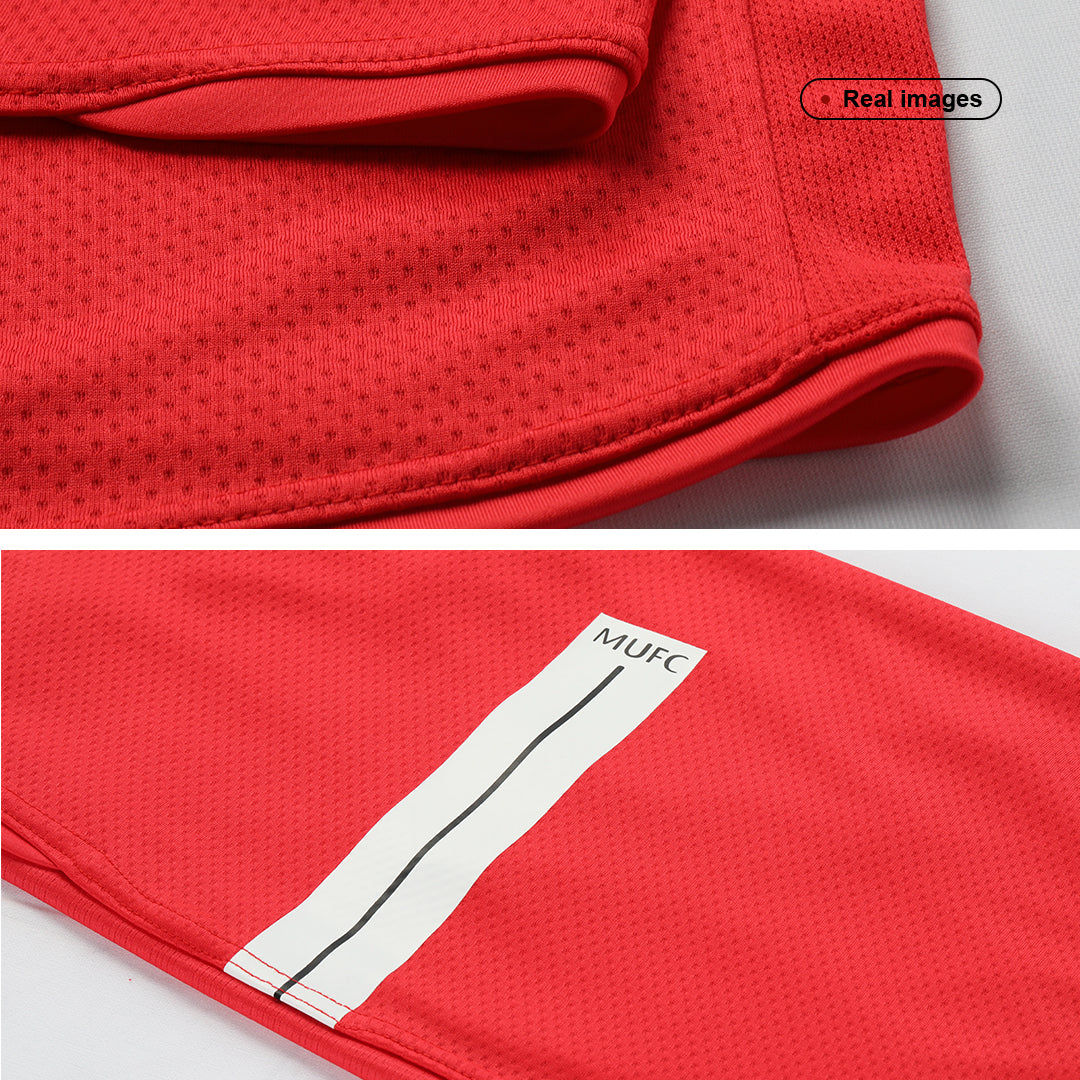 SCHOLES #18 Manchester United Retro Jersey Home Soccer Shirt 2007/08