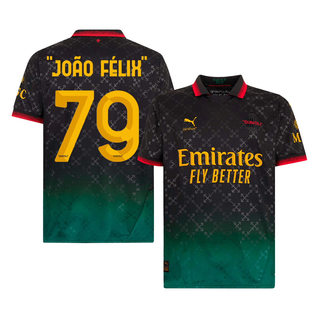 JOÃO FÉLIX #79 AC Milan Fourth Away Soccer Jersey 2024/25