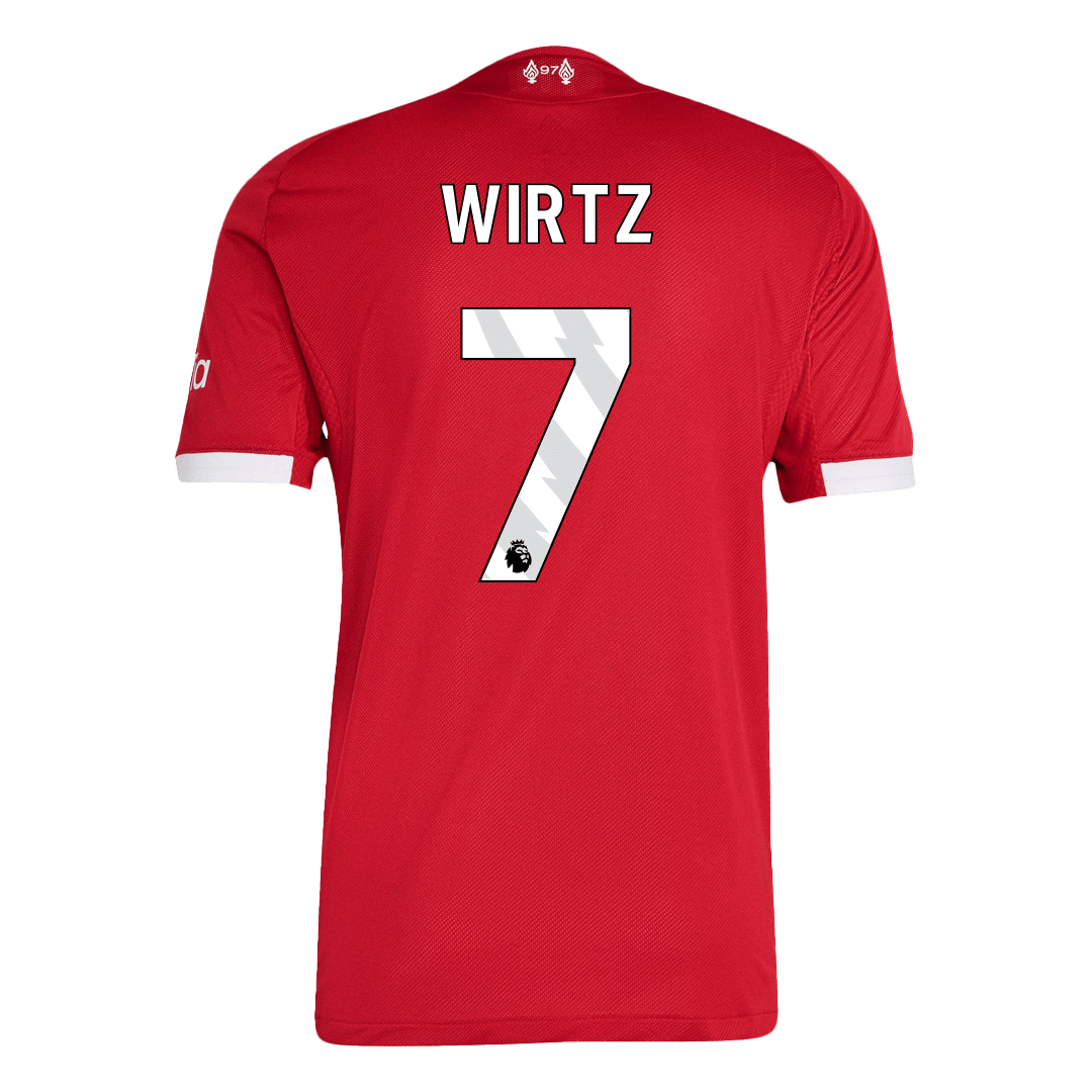 WIRTZ #7 Liverpool Home Authentic Soccer Jersey 2025/26
